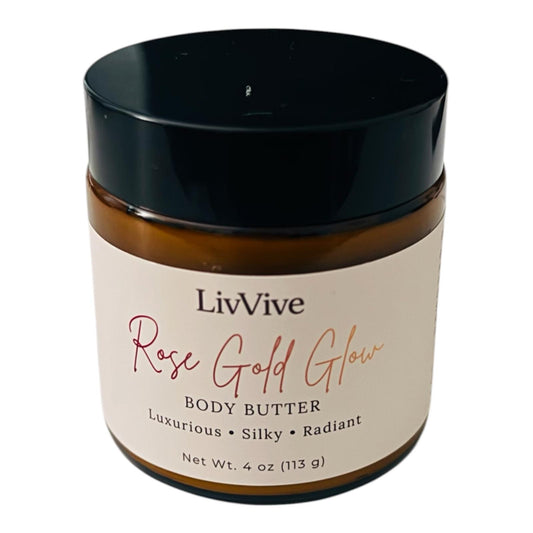 Rose Gold Glow Body Butter – 4 oz