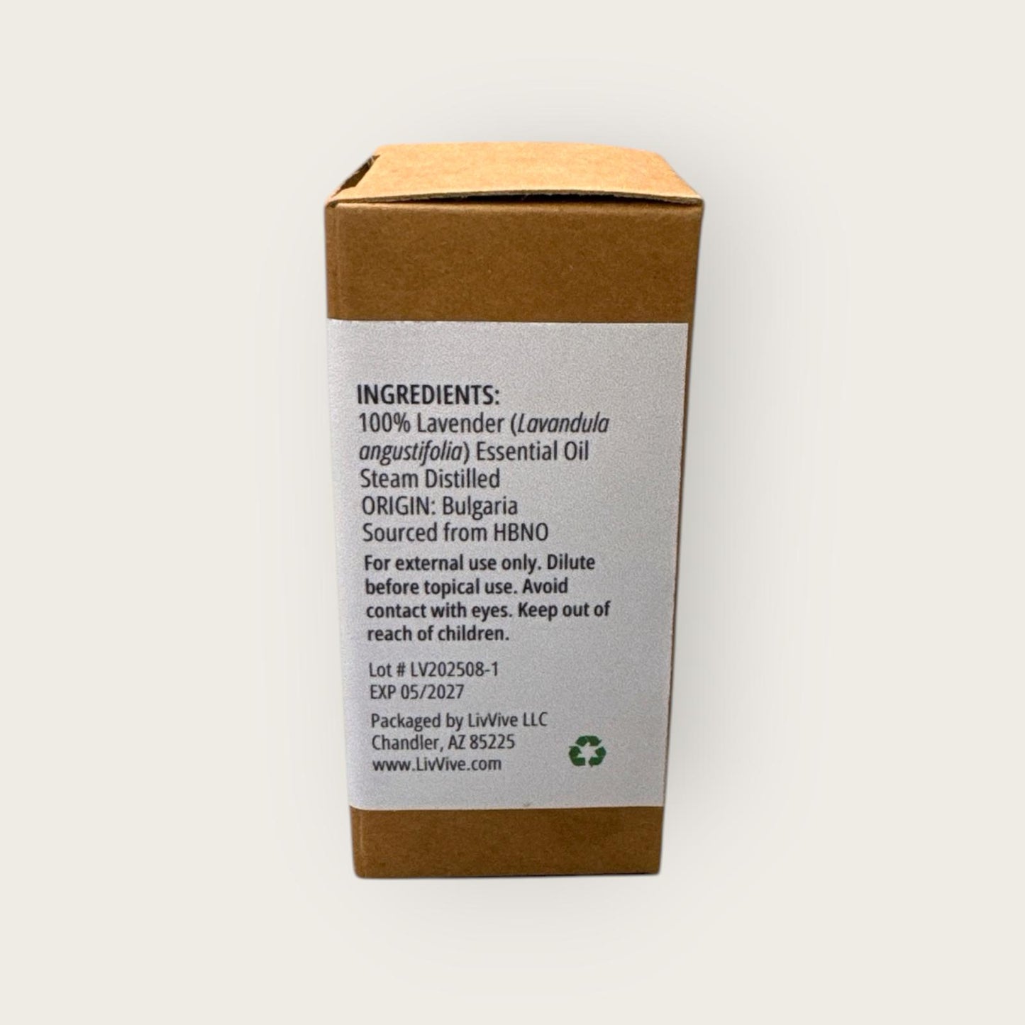 Organic Lavender Essential Oil (10ml Euro Dropper)