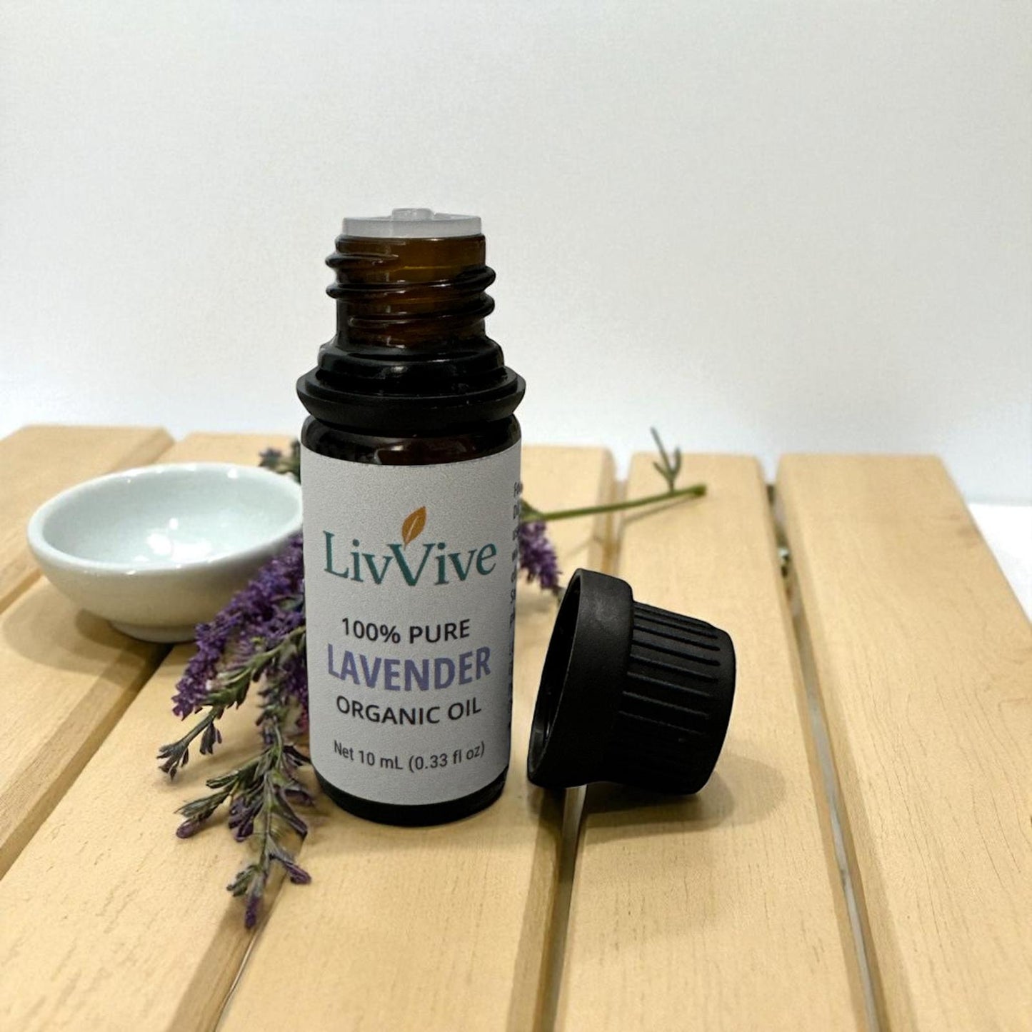 Organic Lavender Essential Oil (10ml Euro Dropper)