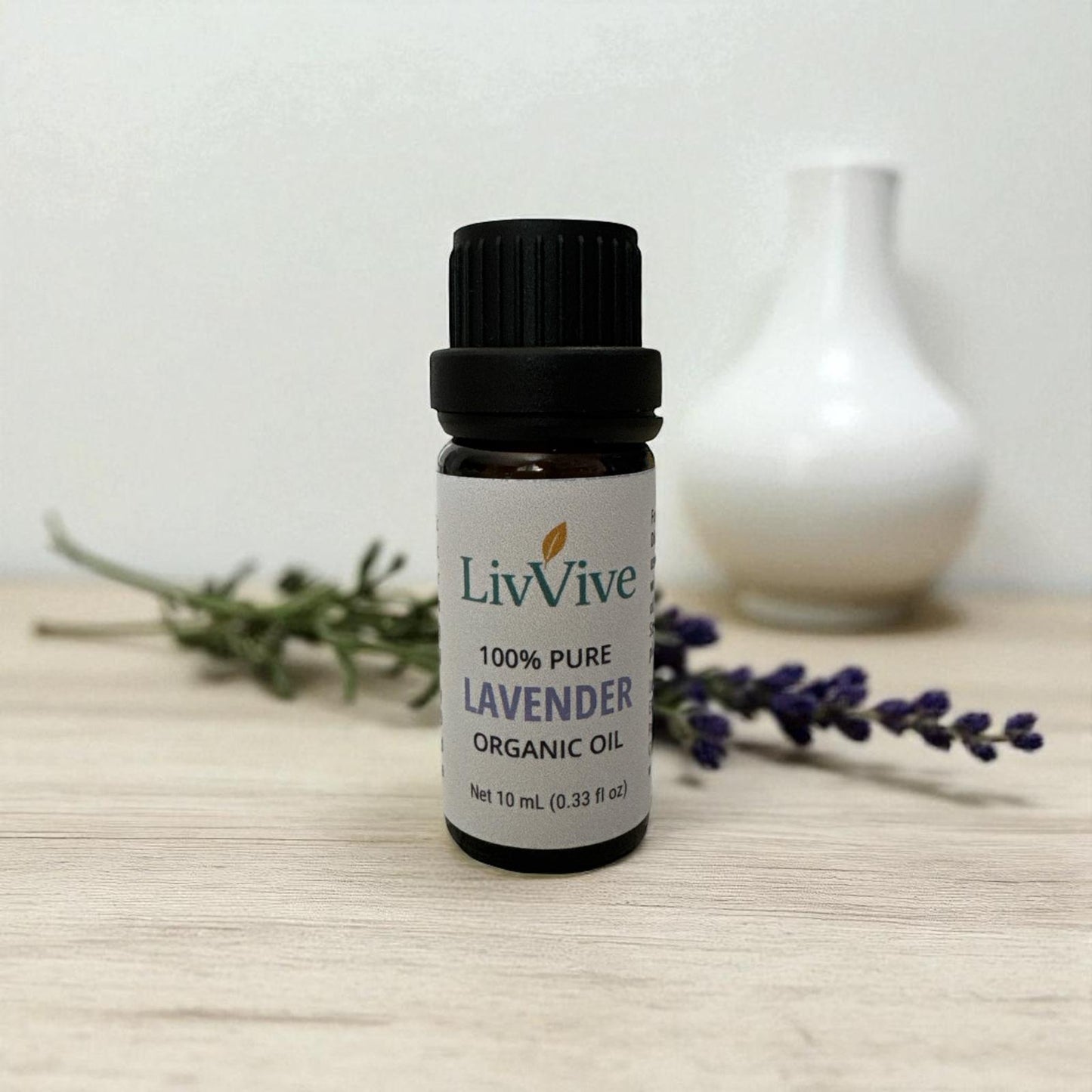 Organic Lavender Essential Oil (10ml Euro Dropper)
