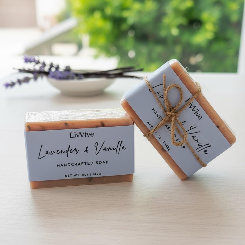 Lavender Vanilla Goat Milk Soap Bar