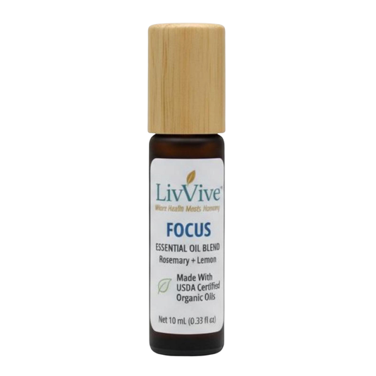 Organic Focus Essential Oil Blend (10ml Roll-On)