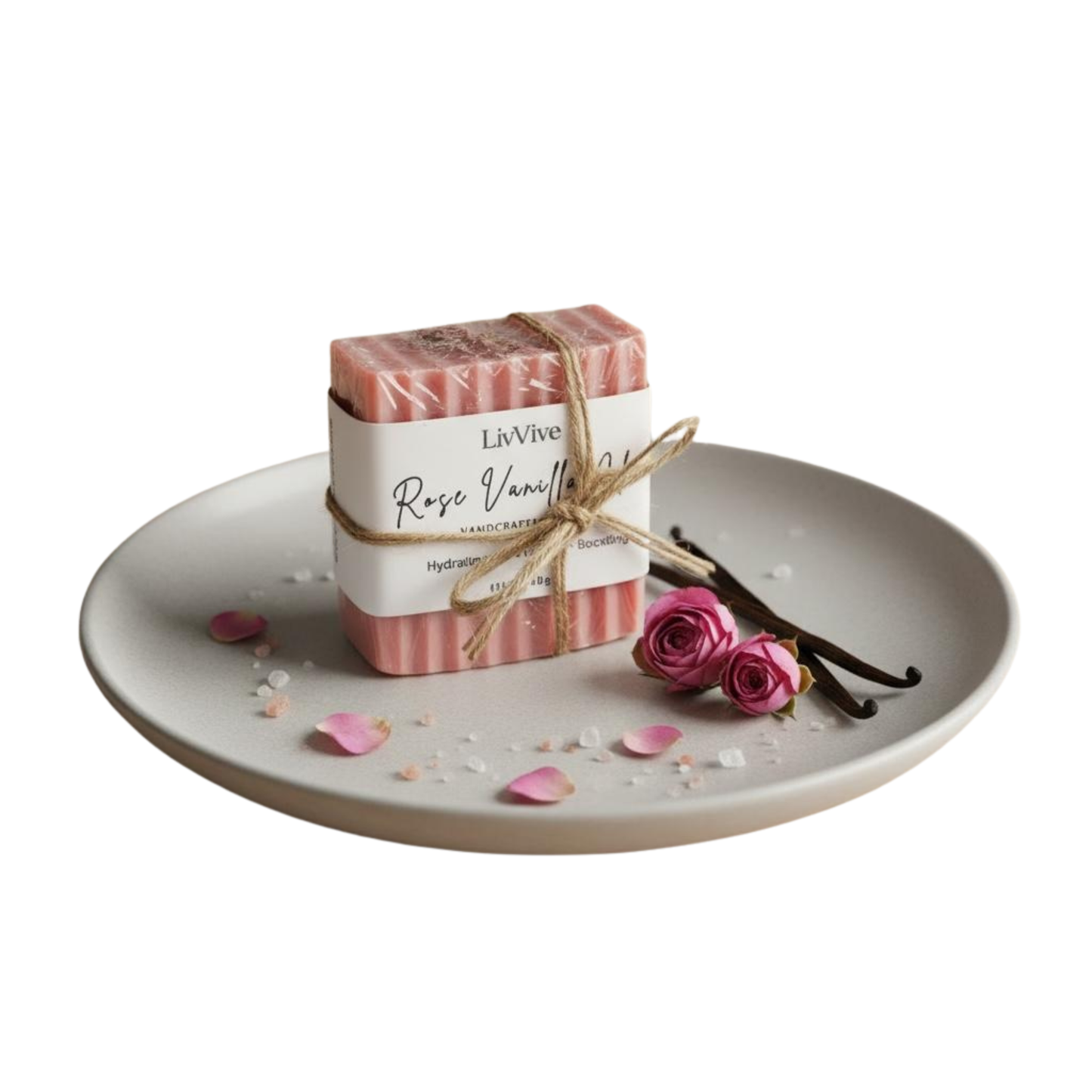 Rose Vanilla Goat Milk Soap Bar