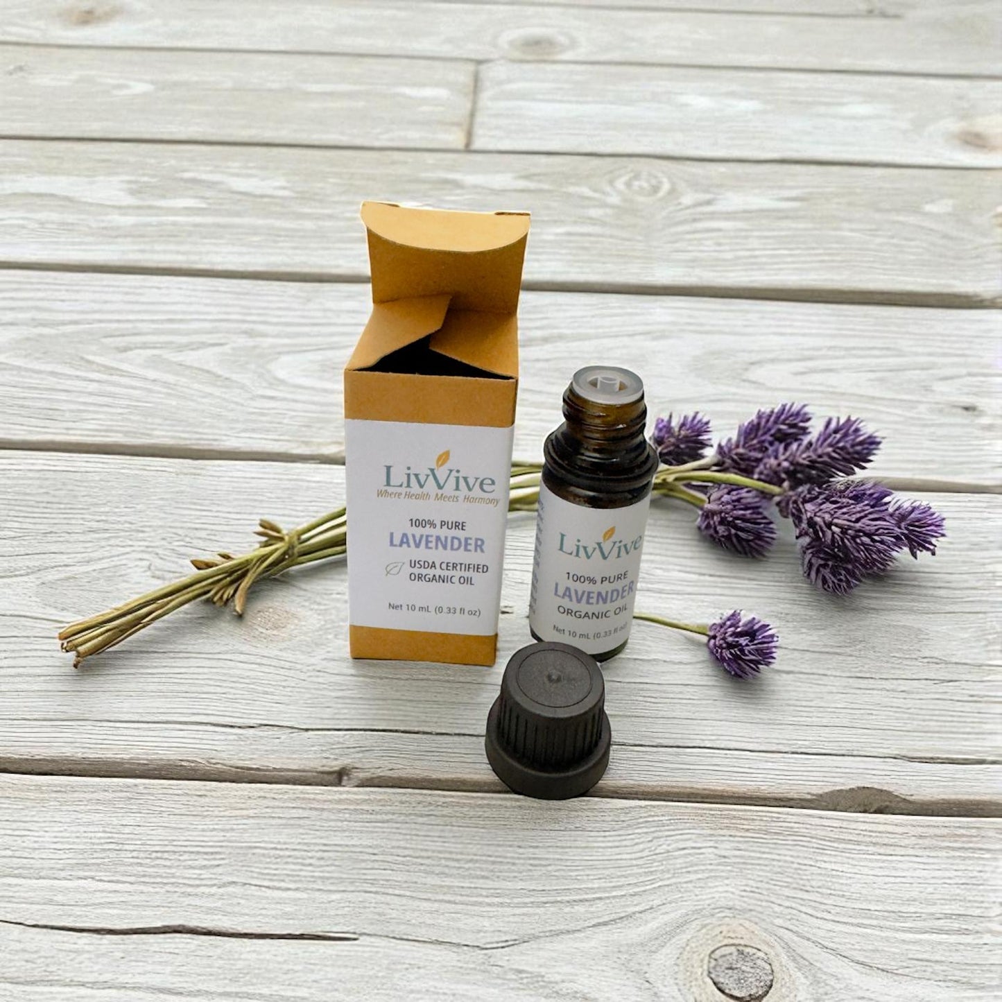 Organic Lavender Essential Oil (10ml Euro Dropper)