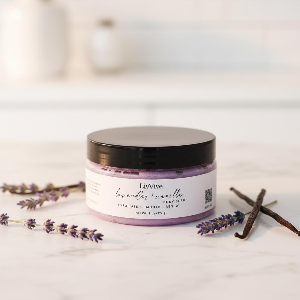 Lavender Vanilla Body Scrub