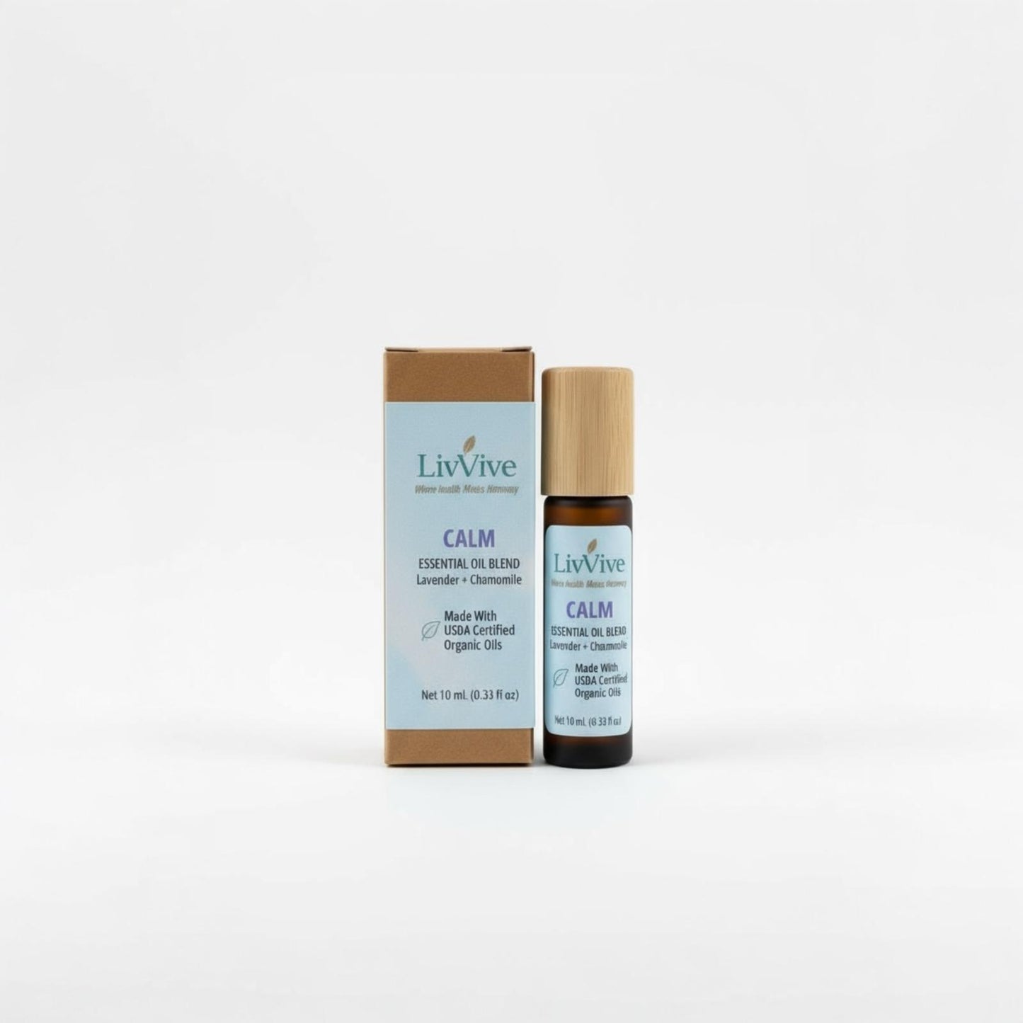 Organic Calm Essential Oil Blend (10ml Roll-On)