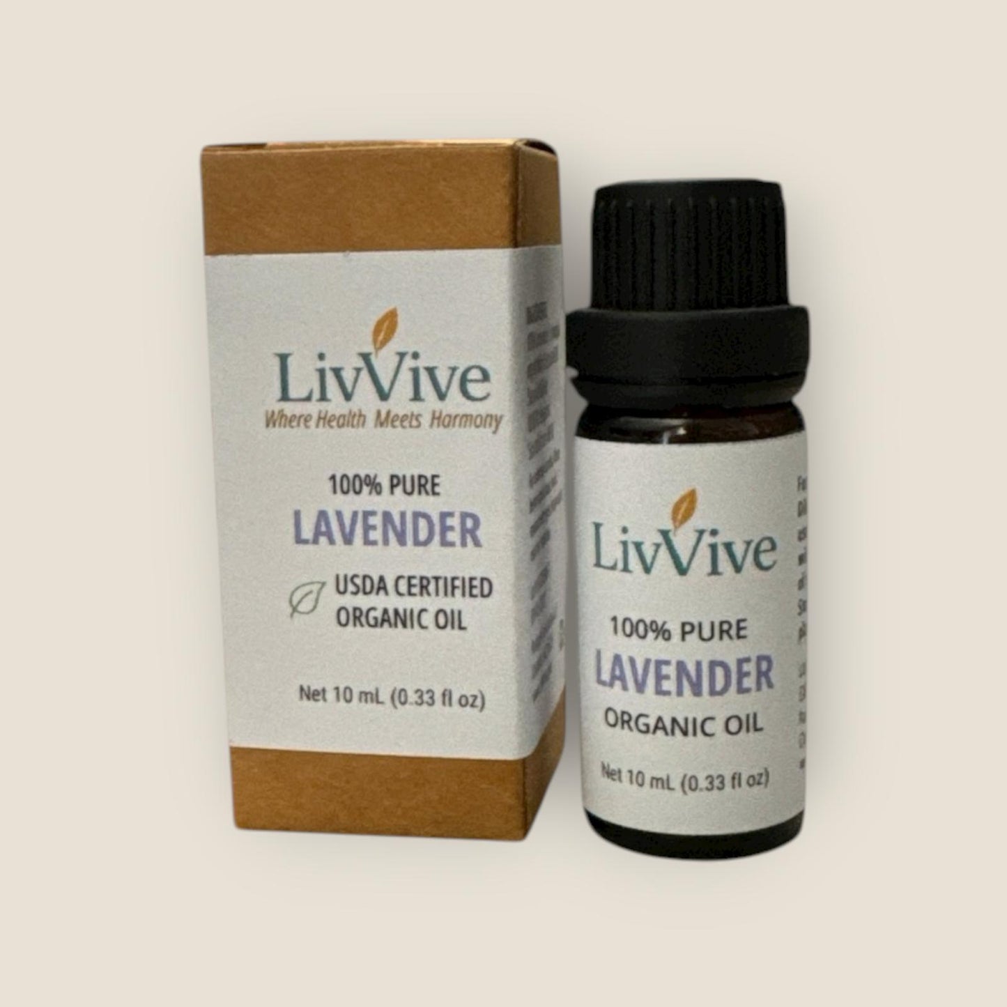 Organic Lavender Essential Oil (10ml Euro Dropper)