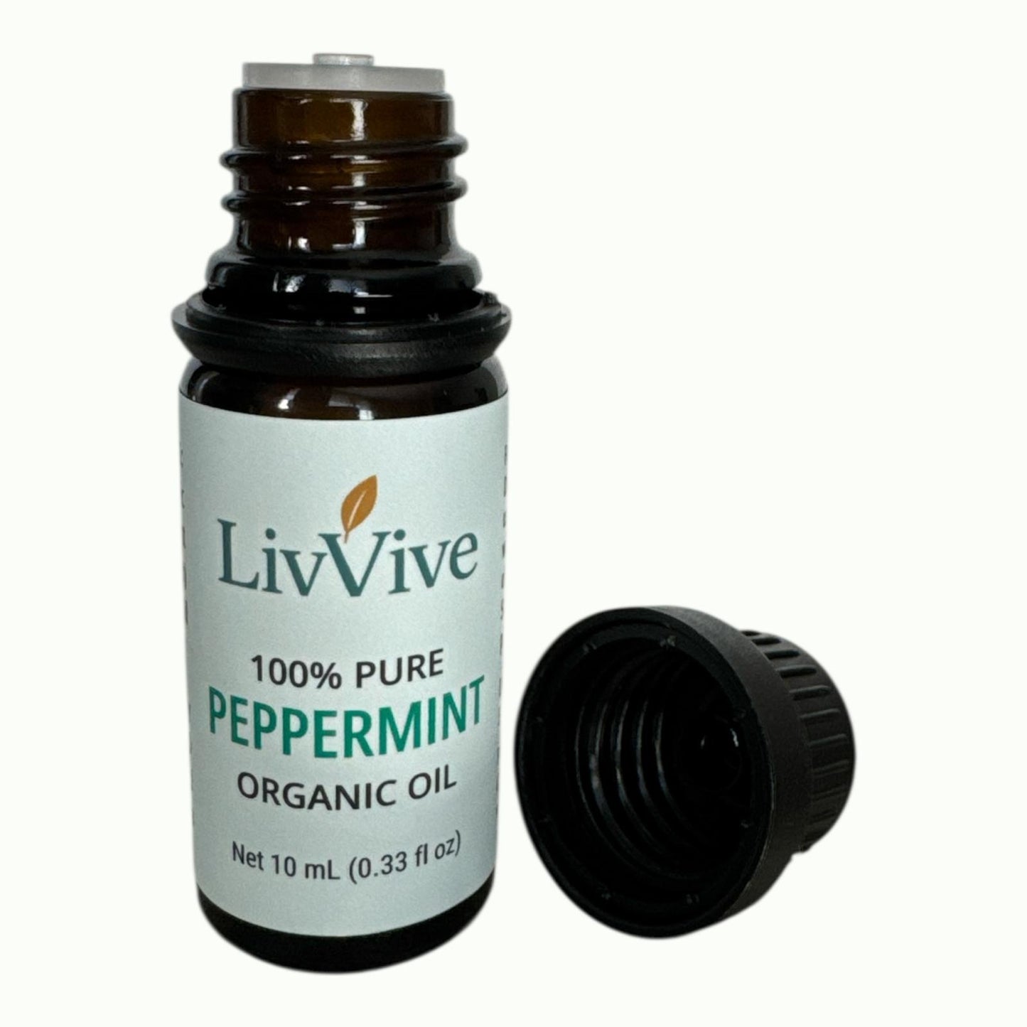 Organic Peppermint Essential Oil (10ml Euro Dropper)